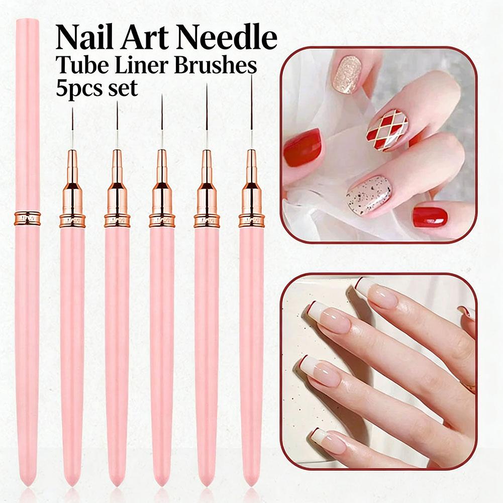 Brush Bristle Set - Conjunto de 5 Pincéis para Nail