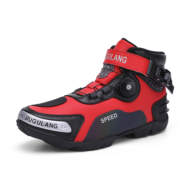 Sneaker Zone - Botas antiderrapantes de motocicleta para homens