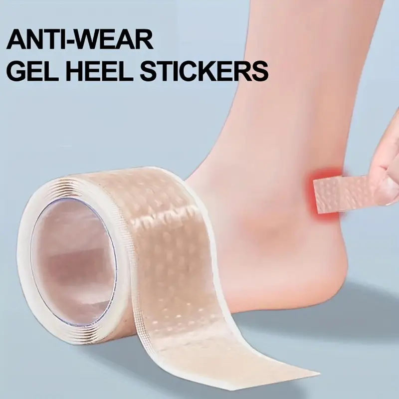 Heel Liner Grip - 1pc 100cm gel protetor de calcanhar