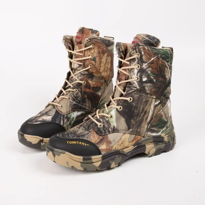 Sneaker Zone - Botas camufladas do deserto masculinas, sapatos