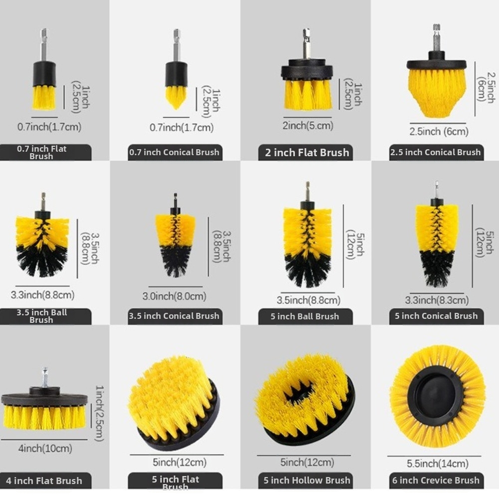 Conjunto de 5 Peças de Escovas - Brush Bristle Set avaliação e preço