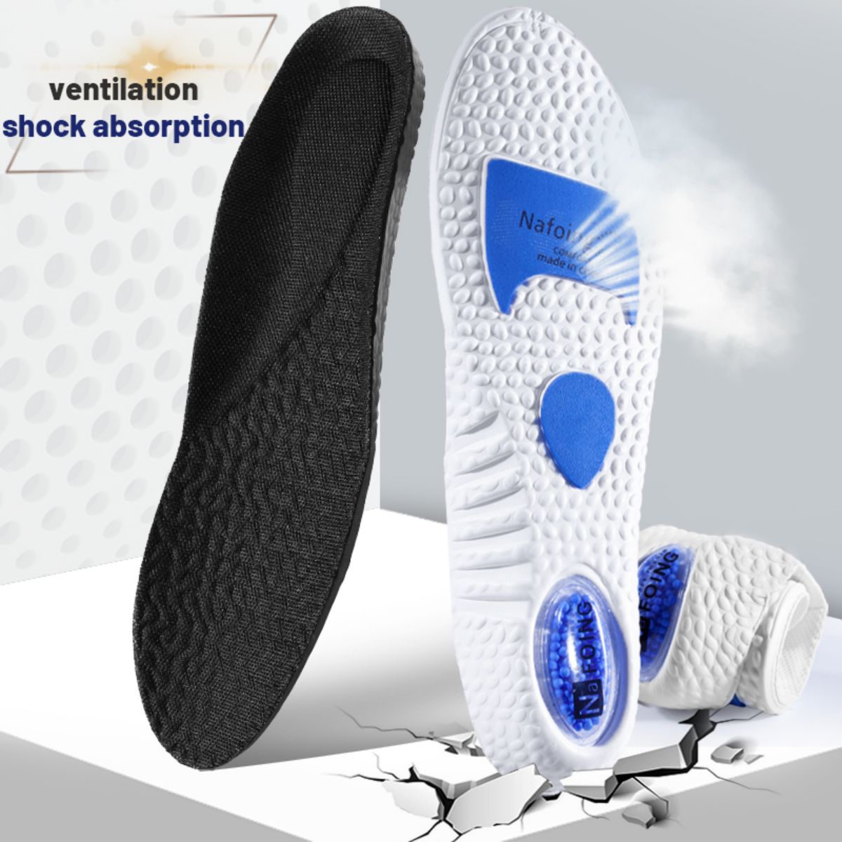 1 par de palmilhas esportivas  - Sneaker Care Foam avaliação e preço
