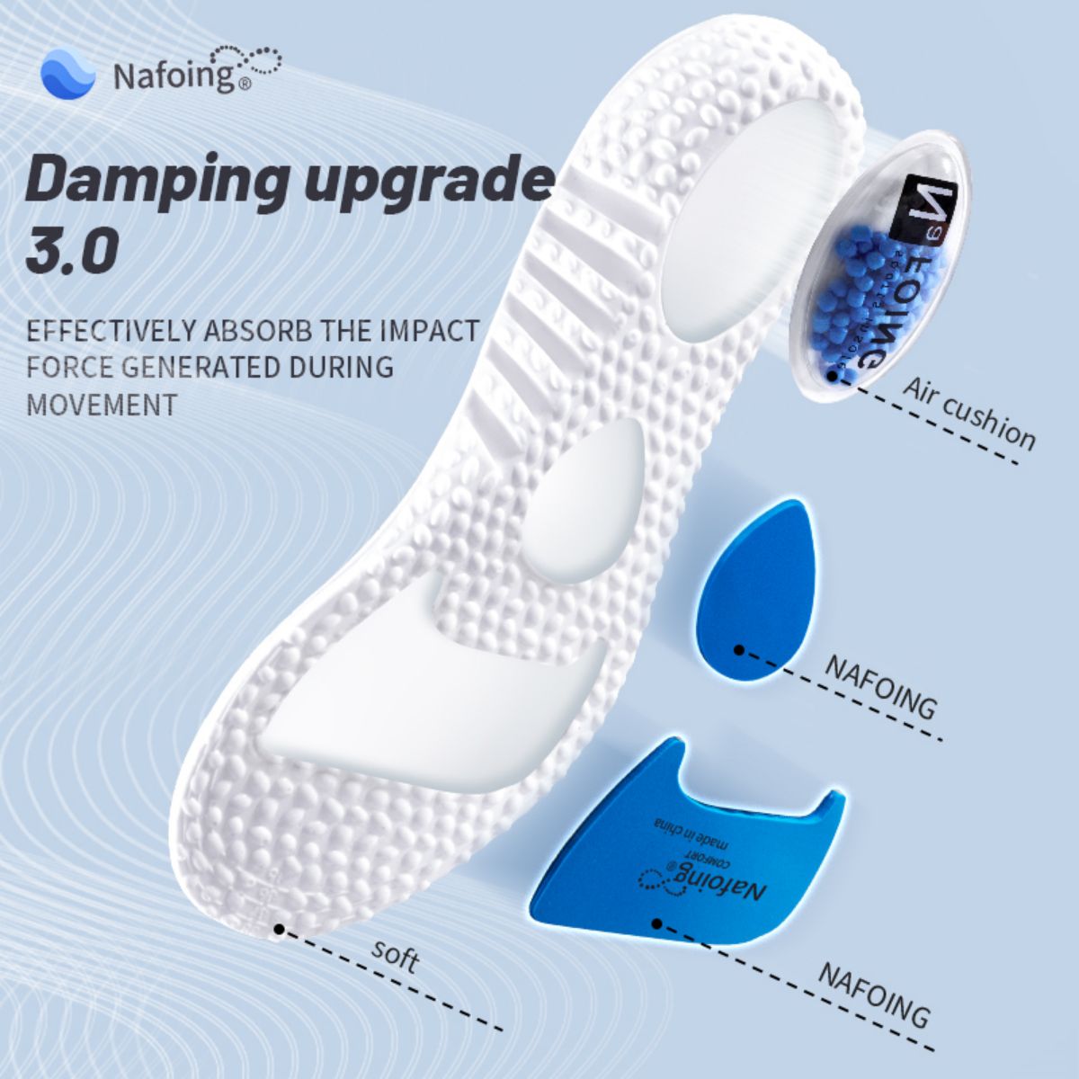 1 par de palmilhas esportivas  - Sneaker Care Foam avaliação e preço
