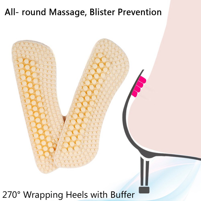 1 par de almofadas de silicone - Heel Liner Grip avaliação e preço