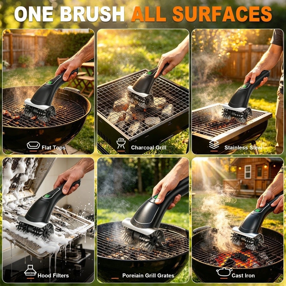 Escova Elétrica para Churrasqu - Brush Bristle Set avaliação e preço